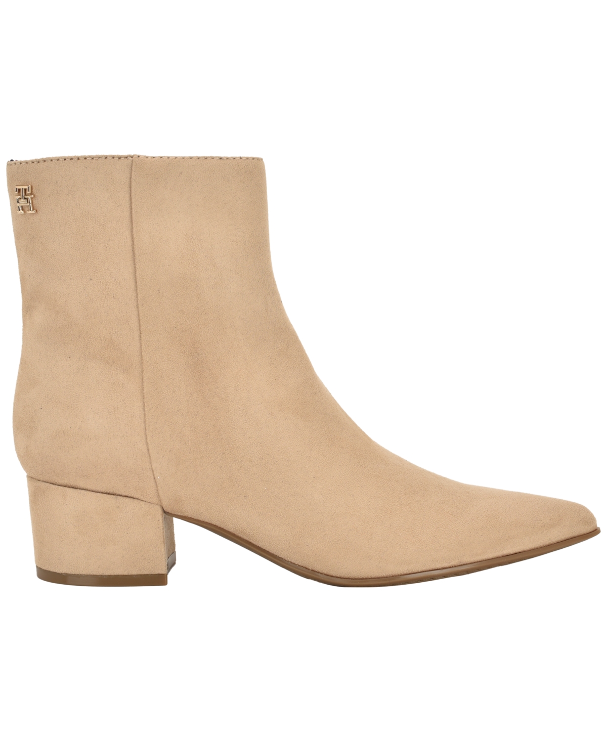 Tommy Hilfiger Women's Wendzy Block Heel Booties In Neutral