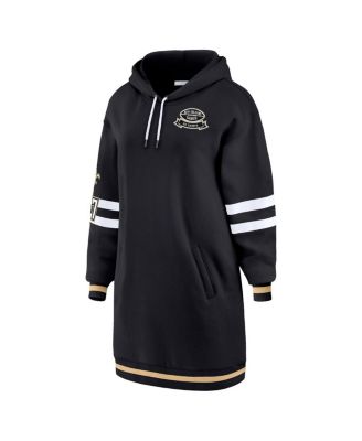 Women's Black New Orleans Saints Hoodie Dress
