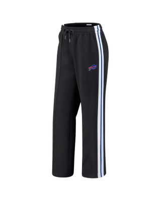 Women's Black Buffalo Bills Color Block Straight Leg Pants