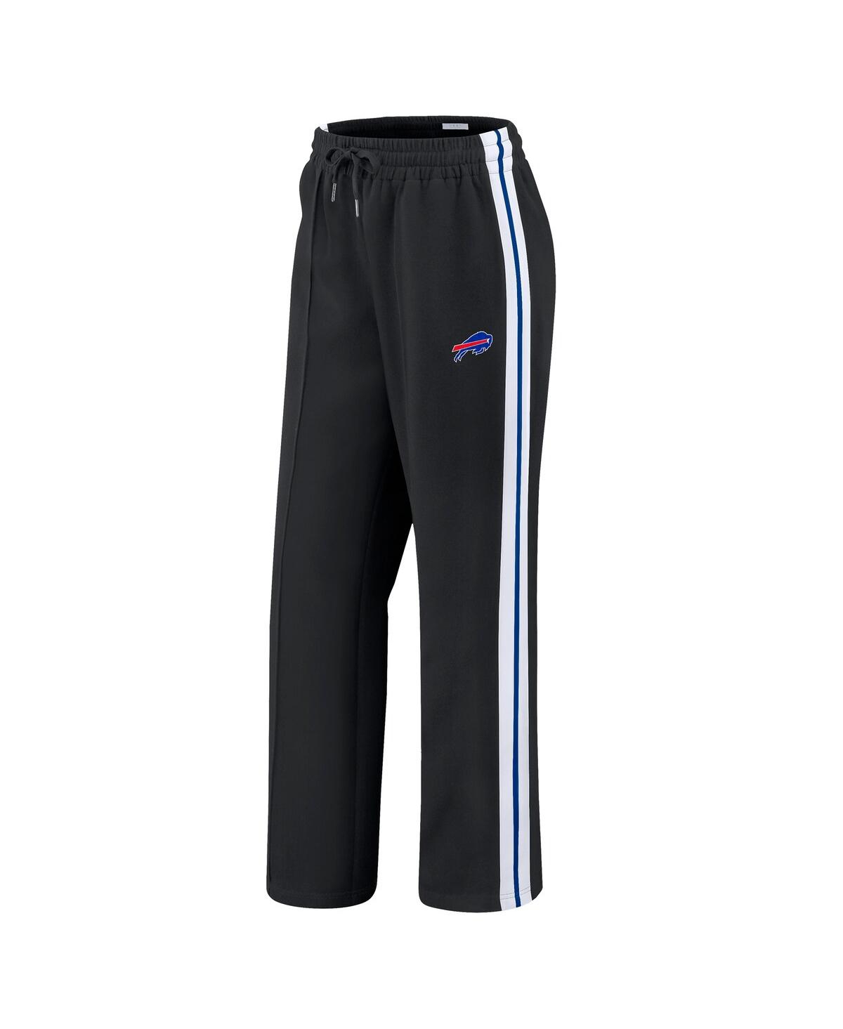 Wear By Erin Andrews Women's Black Washington Commanders Color-block Straight Leg Pants In Black