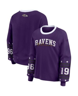 WEAR by Erin Andrews - Women's Purple Baltimore Ravens Sport Long-Sleeve T-Shirt