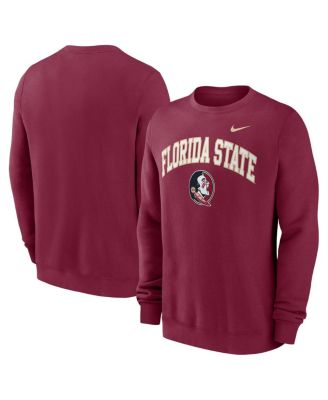 Nike - Men's Garnet Florida State Seminoles Arch Pullover Sweatshirt