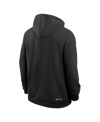 Men's Black Alabama Crimson Tide 2025 Sideline Standard Issue Dri-FIT Hoodie