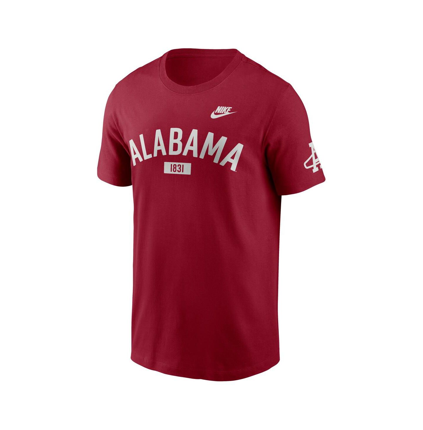 Мужская футболка Nike Crimson Alabama Crimson Tide Legacy Arch — фото 4
