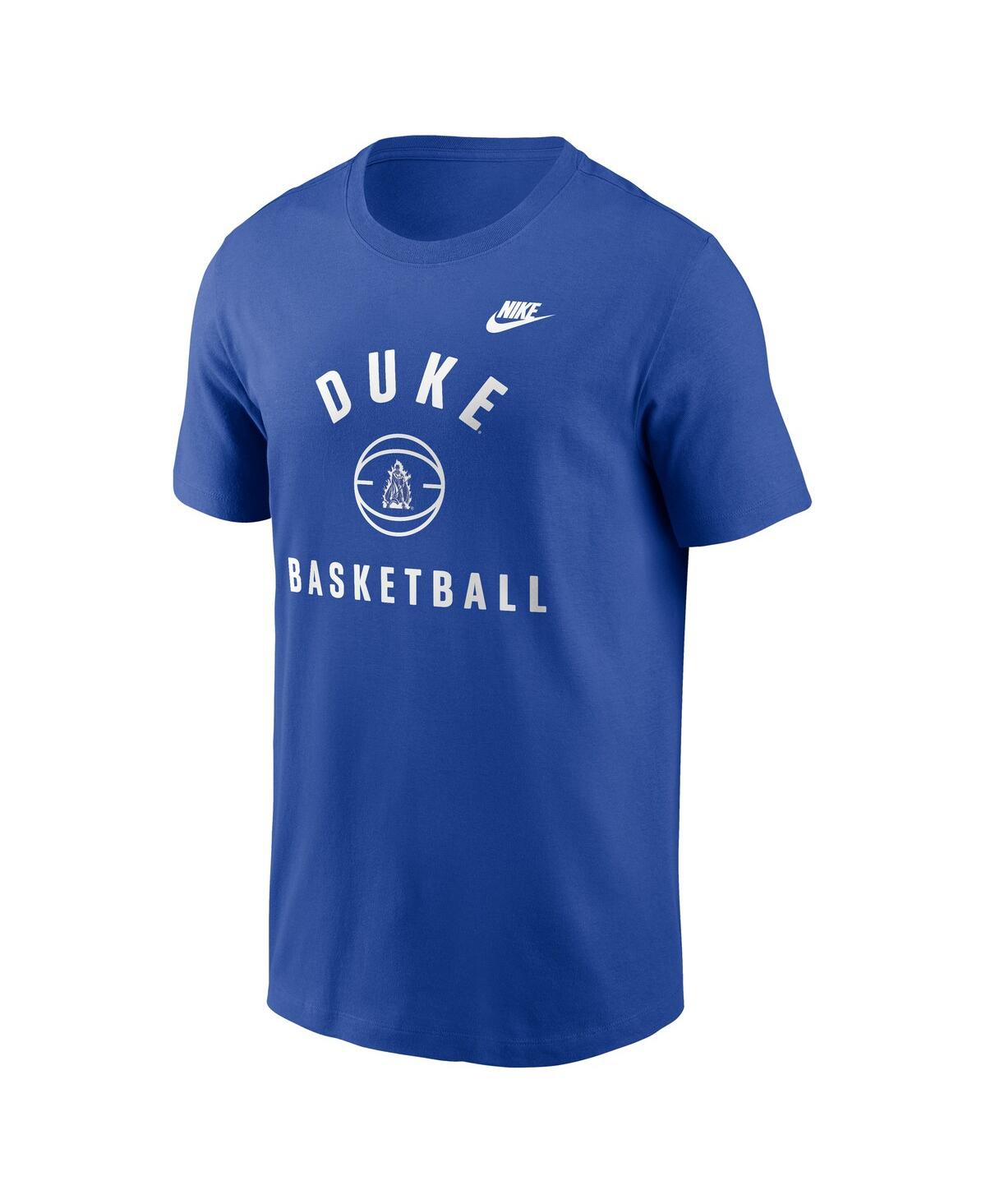 Nike Men's Royal Duke Blue Devils Basketball Legacy Arch T-shirt In Blue