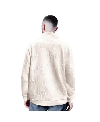 Men's White Minnesota Vikings Cross Training Half-Zip Pullover Hoodie