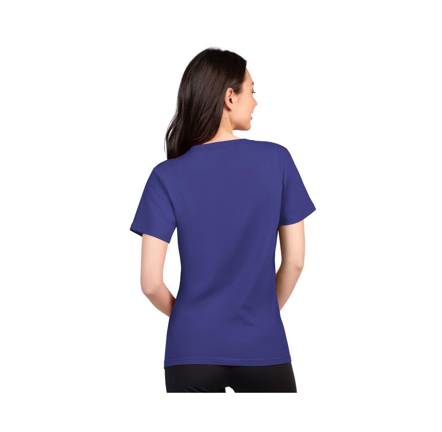 Women's Purple Baltimore Ravens Super-Slim Lightweight Winning Crew T-Shirt