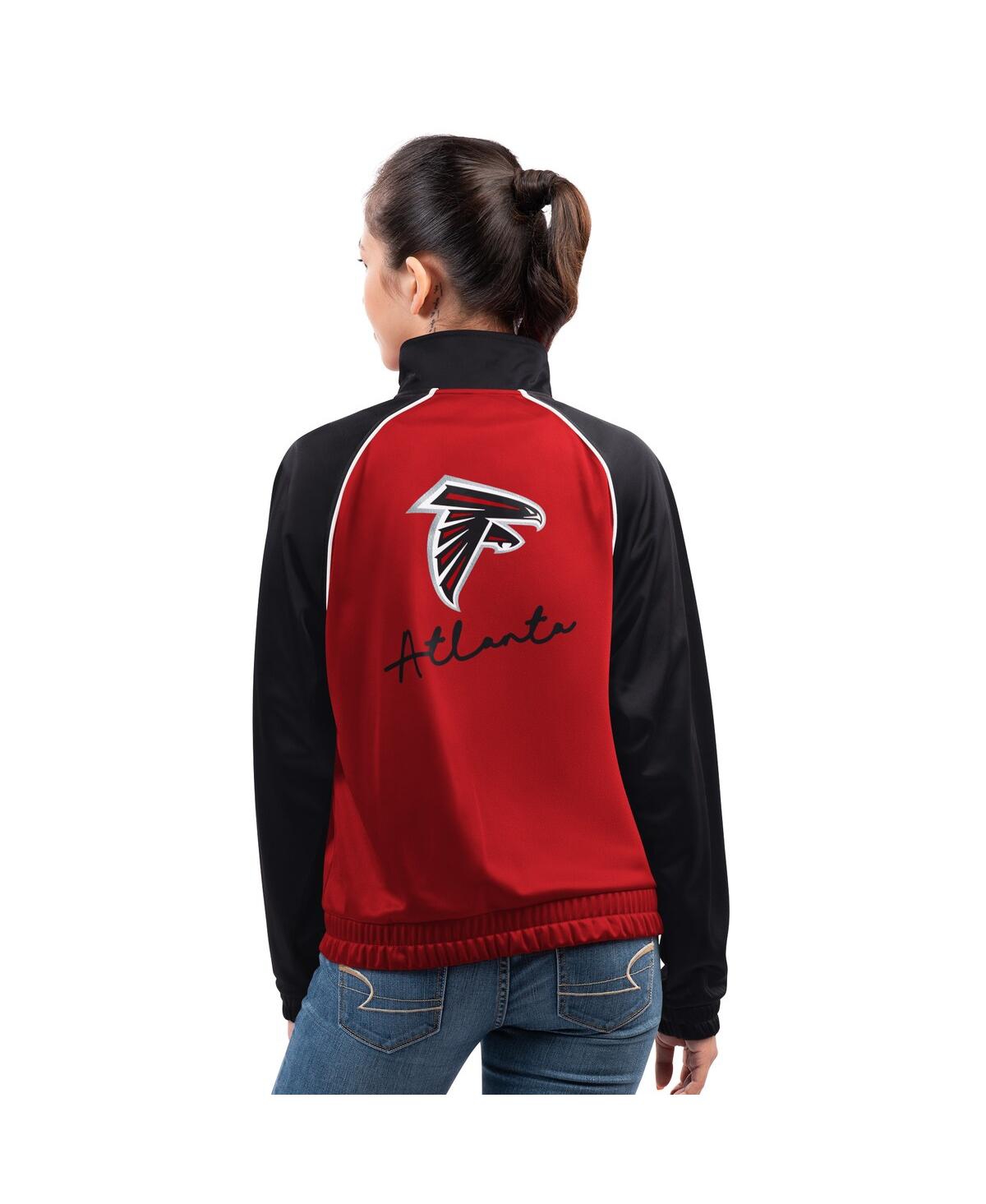 G-iii 4her By Carl Banks Women's Red Atlanta Falcons Replay Full-zip Track Jacket In Red