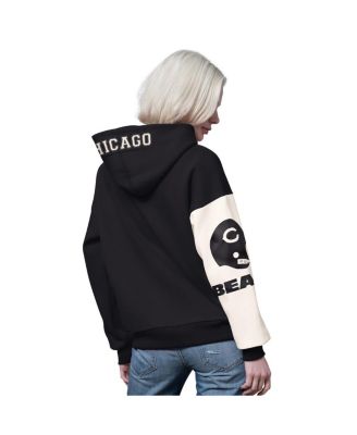 Women's Black Chicago Bears 4th Down Full-Zip Hoodie