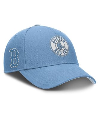 Nike - Men's Light Blue Boston Red Sox Rise Dri-Fit Adjustable Hat