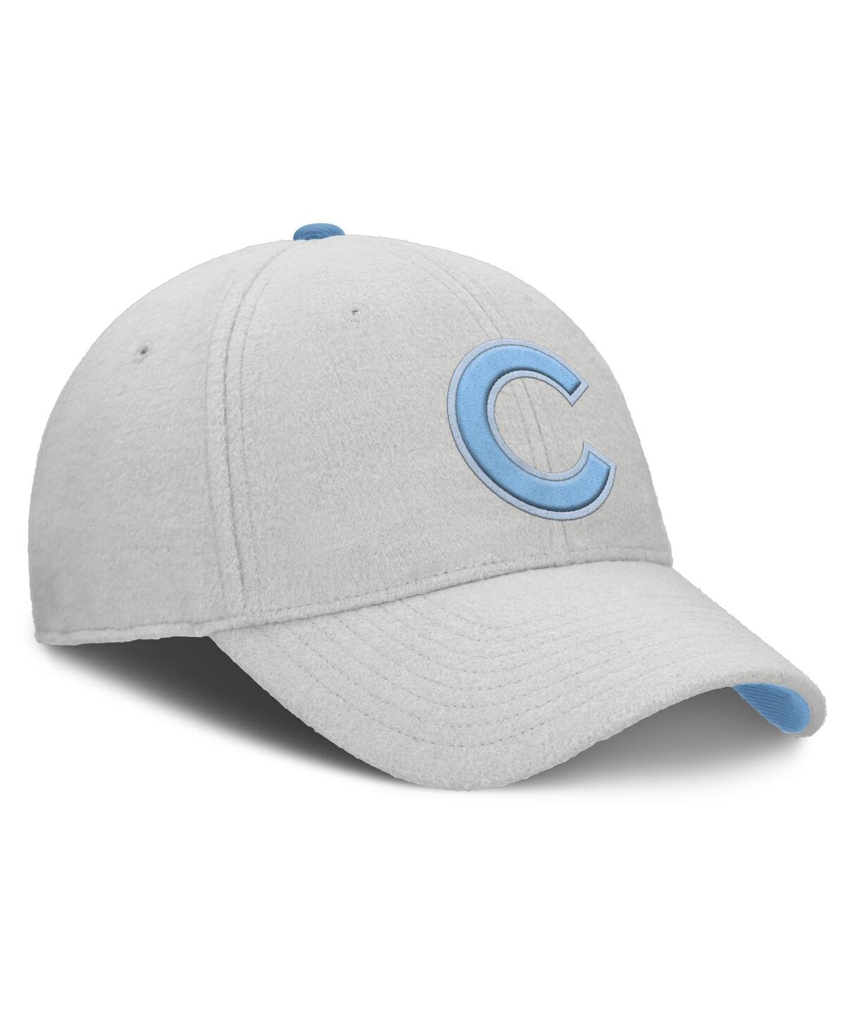 Nike Men's Gray Chicago Cubs Club Adjustable Hat In Neutral