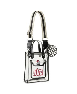 WEAR by Erin Andrews - Georgia Bulldogs Clear Stadium Crossbody Purse with Coin Pouch