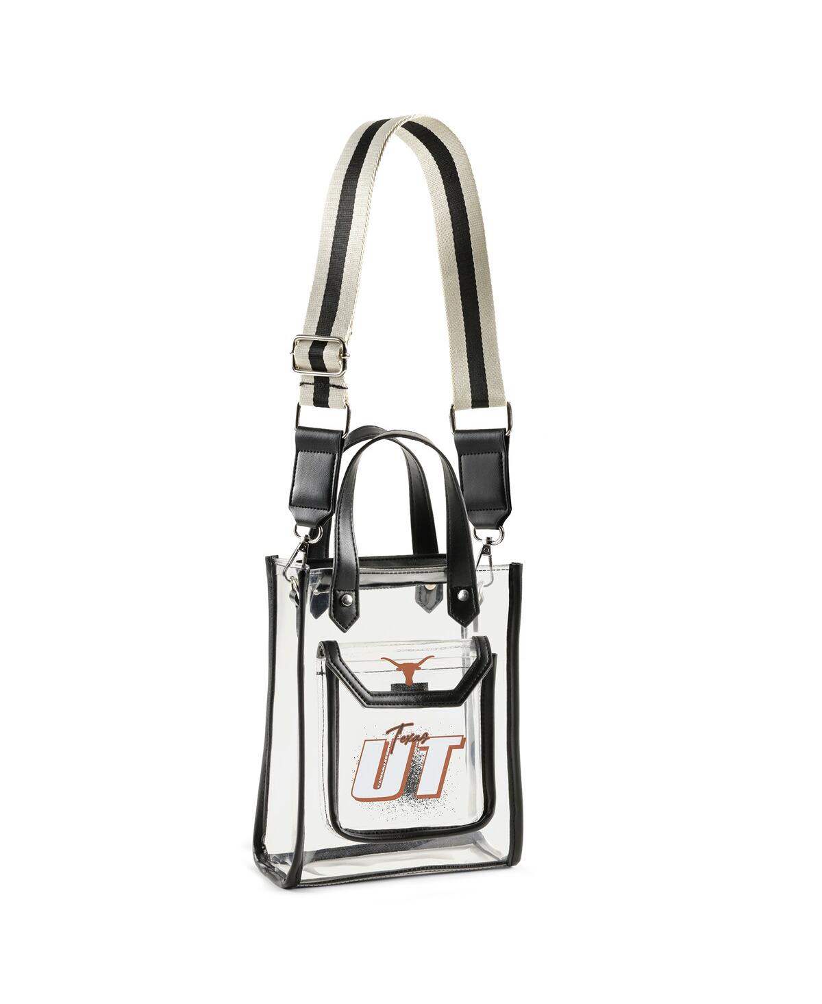 Wear By Erin Andrews Texas Longhorns Clear Stadium Crossbody Purse With Coin Pouch In Multi