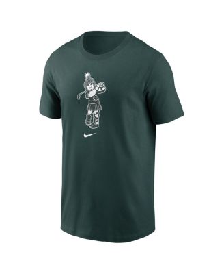 Men's Green Michigan State Spartans Golf Sparty Sport T-Shirt