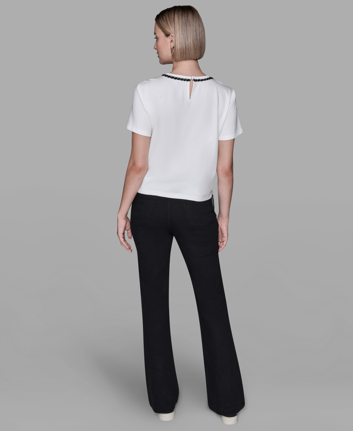 Karl Lagerfeld Paris Women's Embellished Top