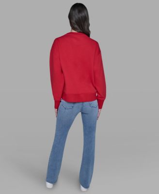 Women's Embellished Long Sleeve Sweatshirt