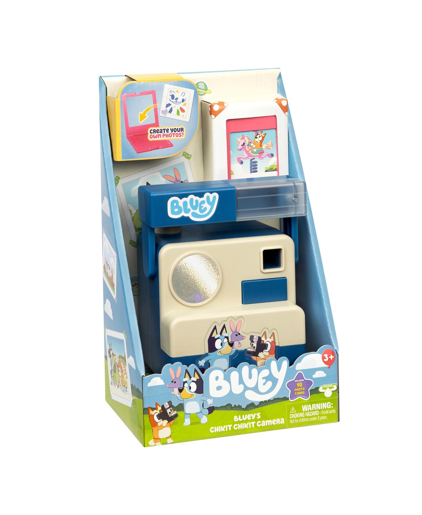 Детский игровой набор Bluey Chikit Chikit Role Play Camera Playset, Ages 3+ — фото 8
