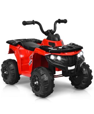 Kids Ride On Car 6V Battery Powered ATV w/4 Anti-skid Wheels Music Player