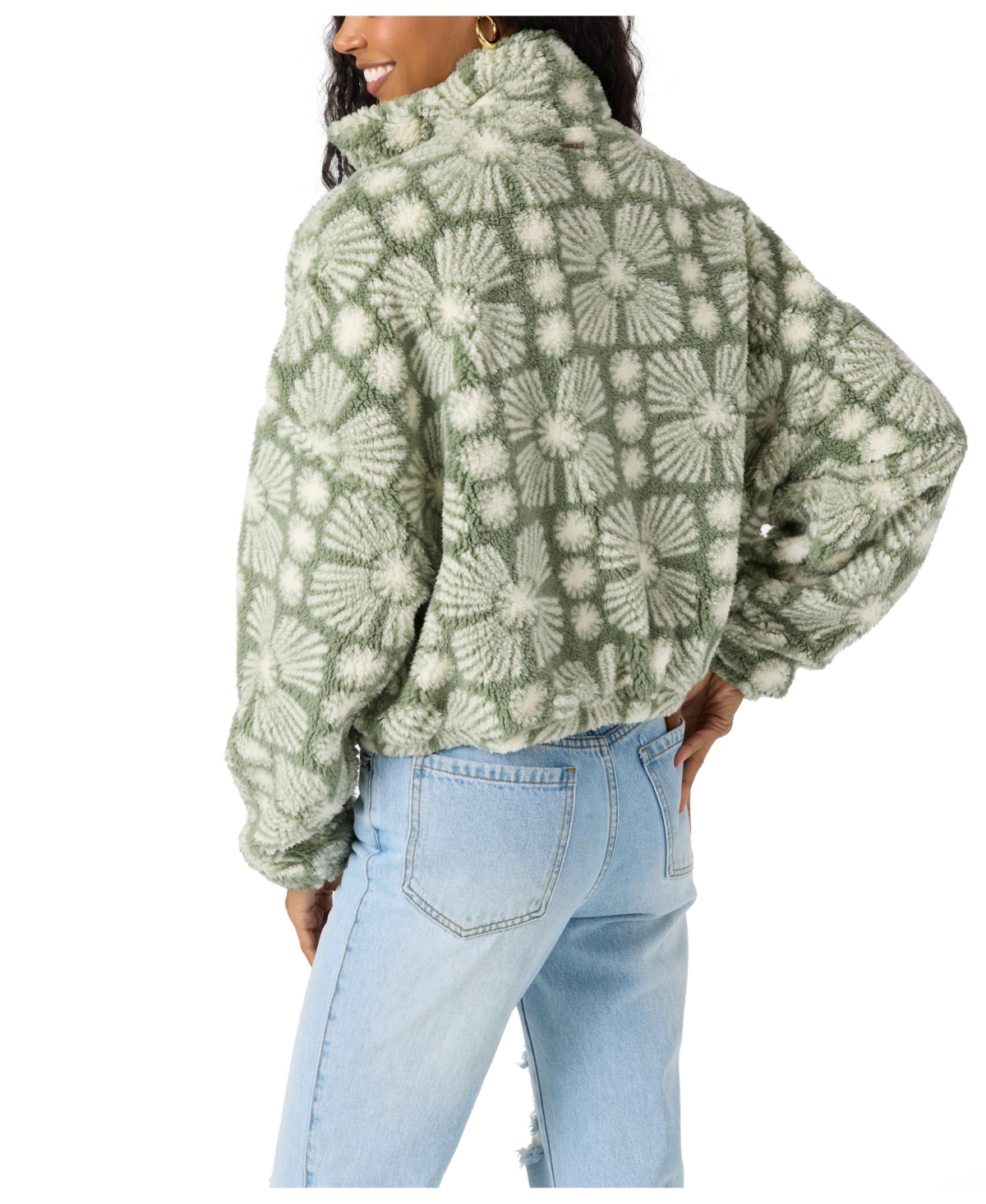 O'neill Cordin Allover Print Fleece Jacket In Multi