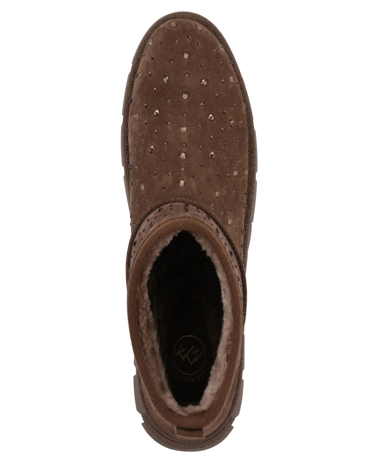 White Mountain Women's Tomas Faux Fur Bootie In Brown