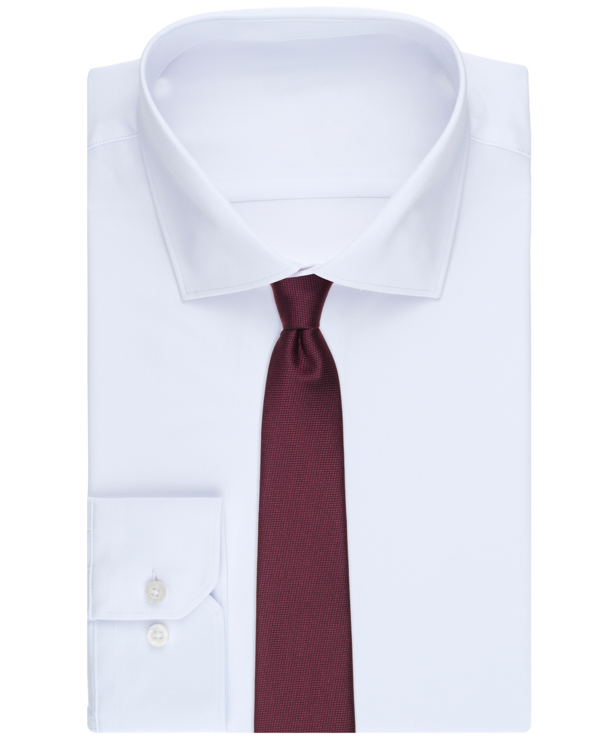 Perry Ellis Portfolio Men's Papker Abstract Neat Pattern Classic Tie In Brown