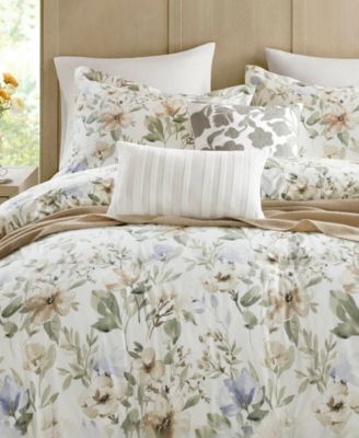 Herbal Print Oversized 6-Pc. Comforter Set, Queen