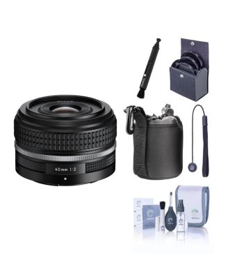 NIKKOR Z 40mm f/2 SE Lens with 52mm Digital Essentials Filter Kit with UV, Neoprene Lens Pouch - Small, Lens Pen Lens Cleaner, Complete Optics