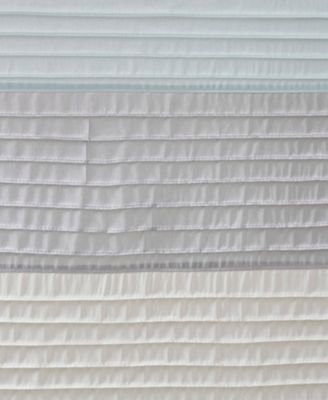 Amherst Faux Silk Pieced Pintuck Design Shower Curtain, 72" x 84"