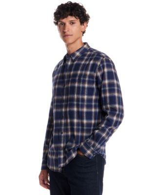 Men's Button Front Flannel Shirt