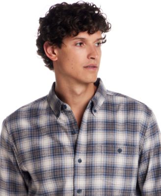 Men's Button Front Flannel Shirt