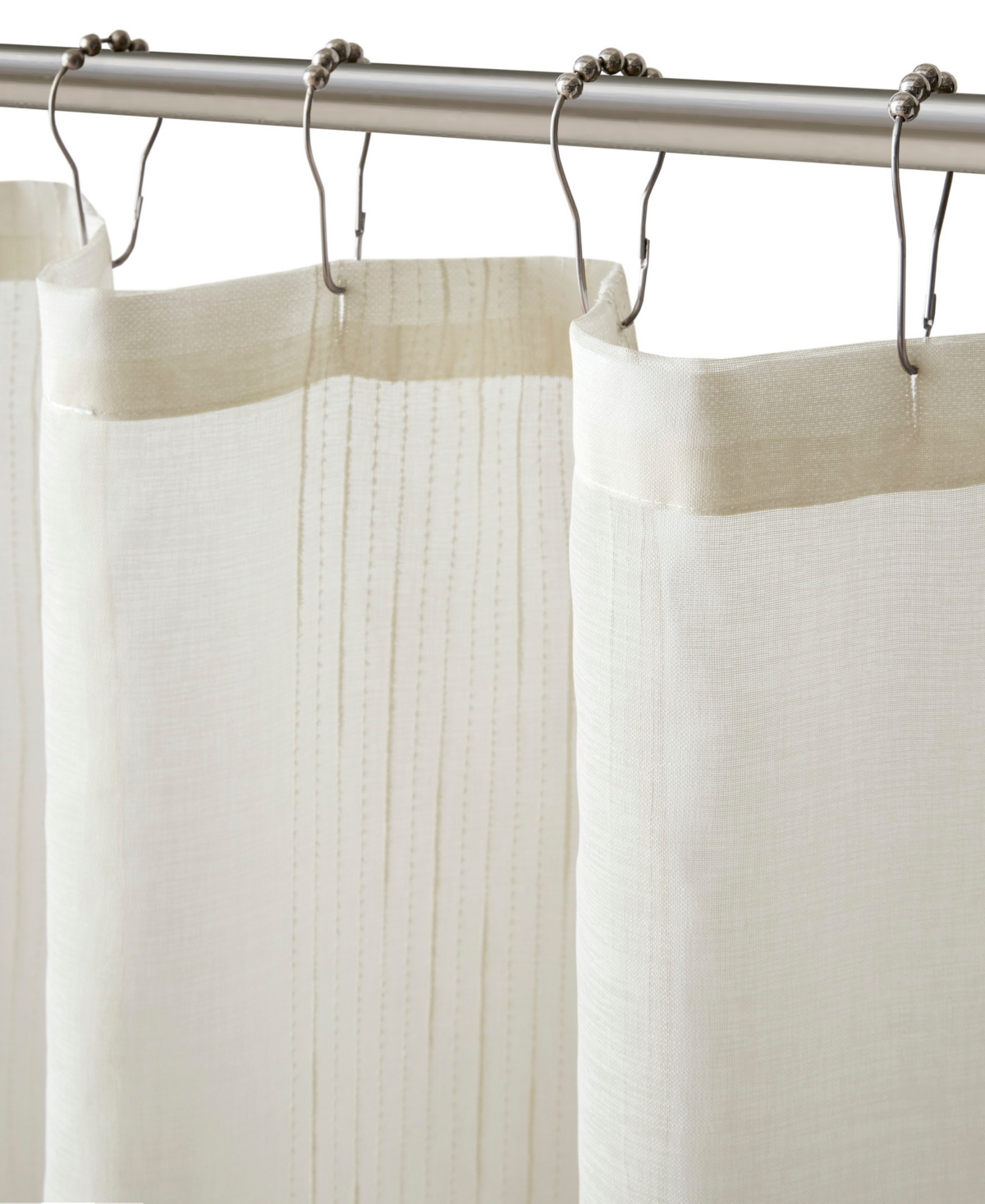 Madison Park Anna Sheer Shower Curtain 72 X 8 4 In White