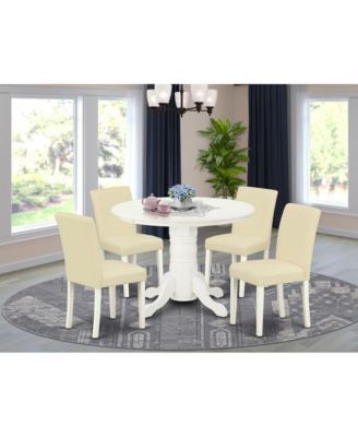 Small Round Dining Table And 4 Dining Chairs Dining Room Set