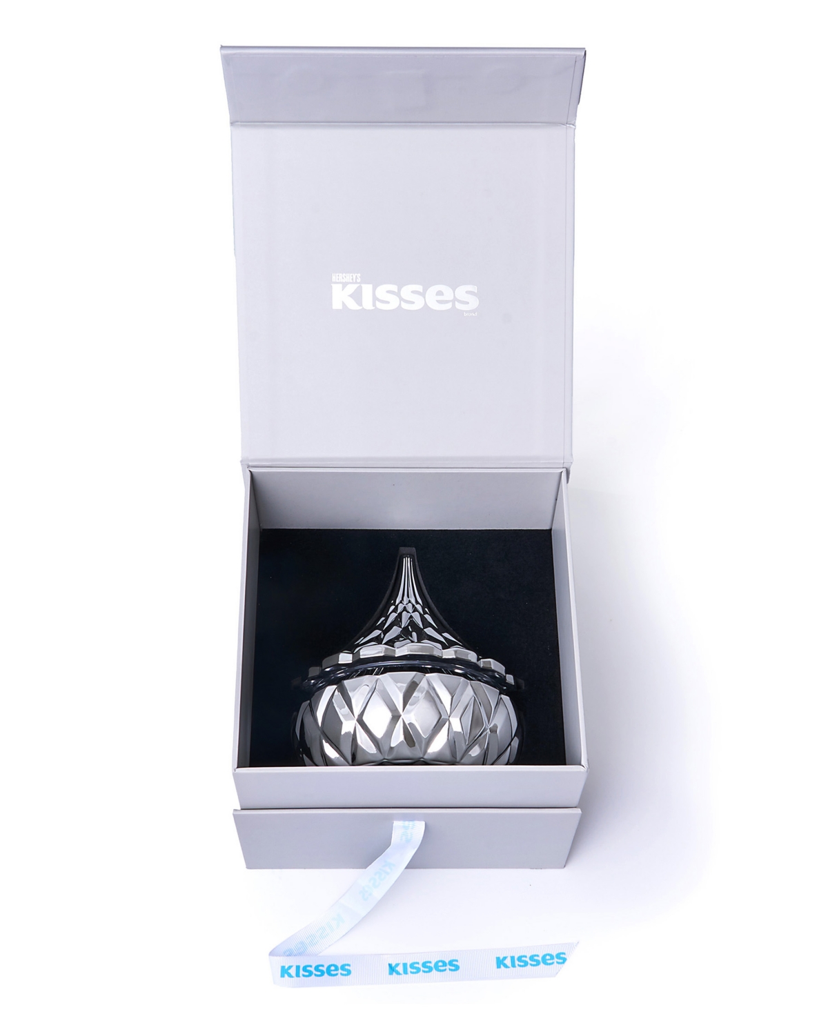 Godinger Hershey's Kisses Electroplated Candy Dish, 4.96" In Silver