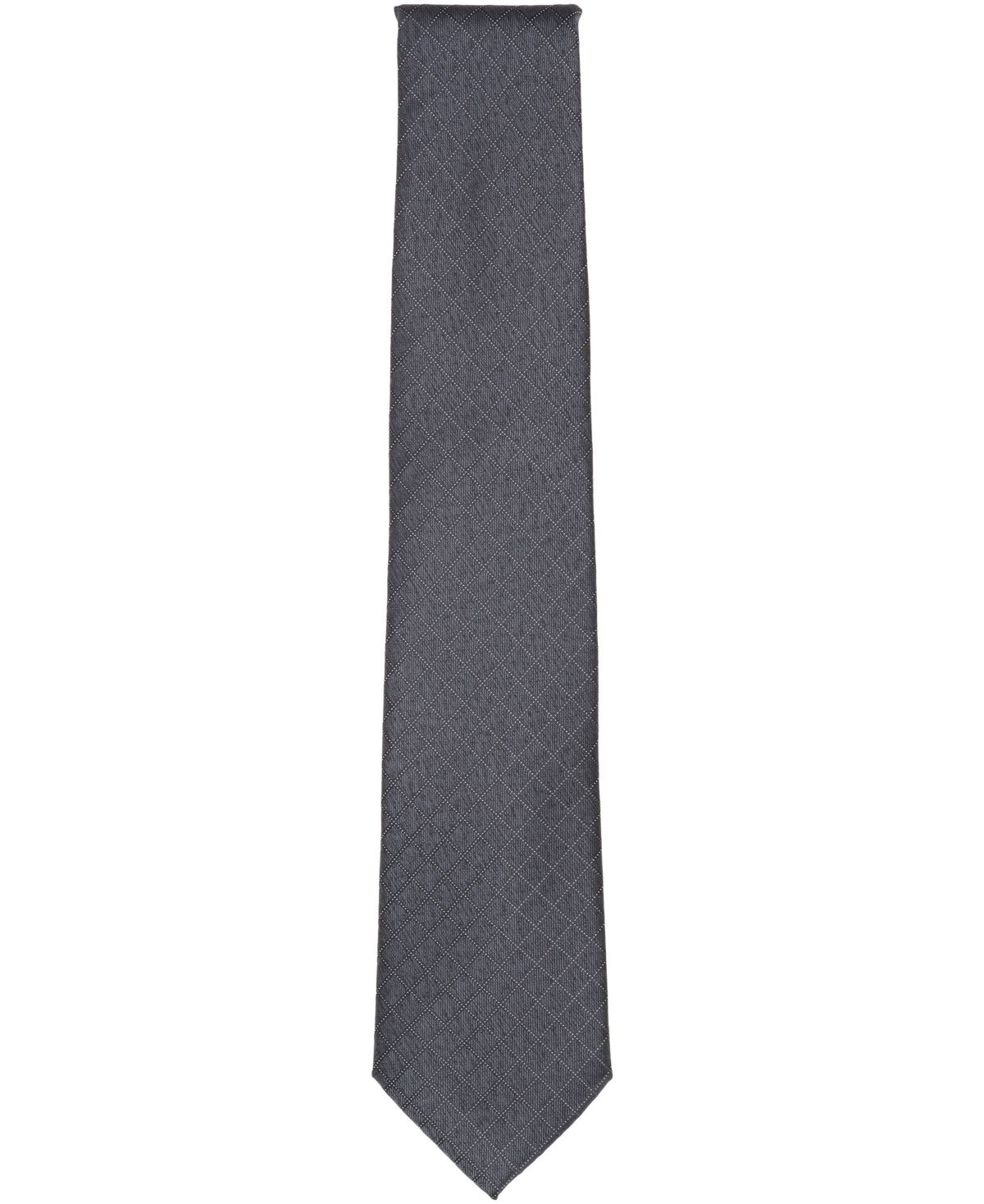 Michael Kors Men's Newman Grid Tie In Black