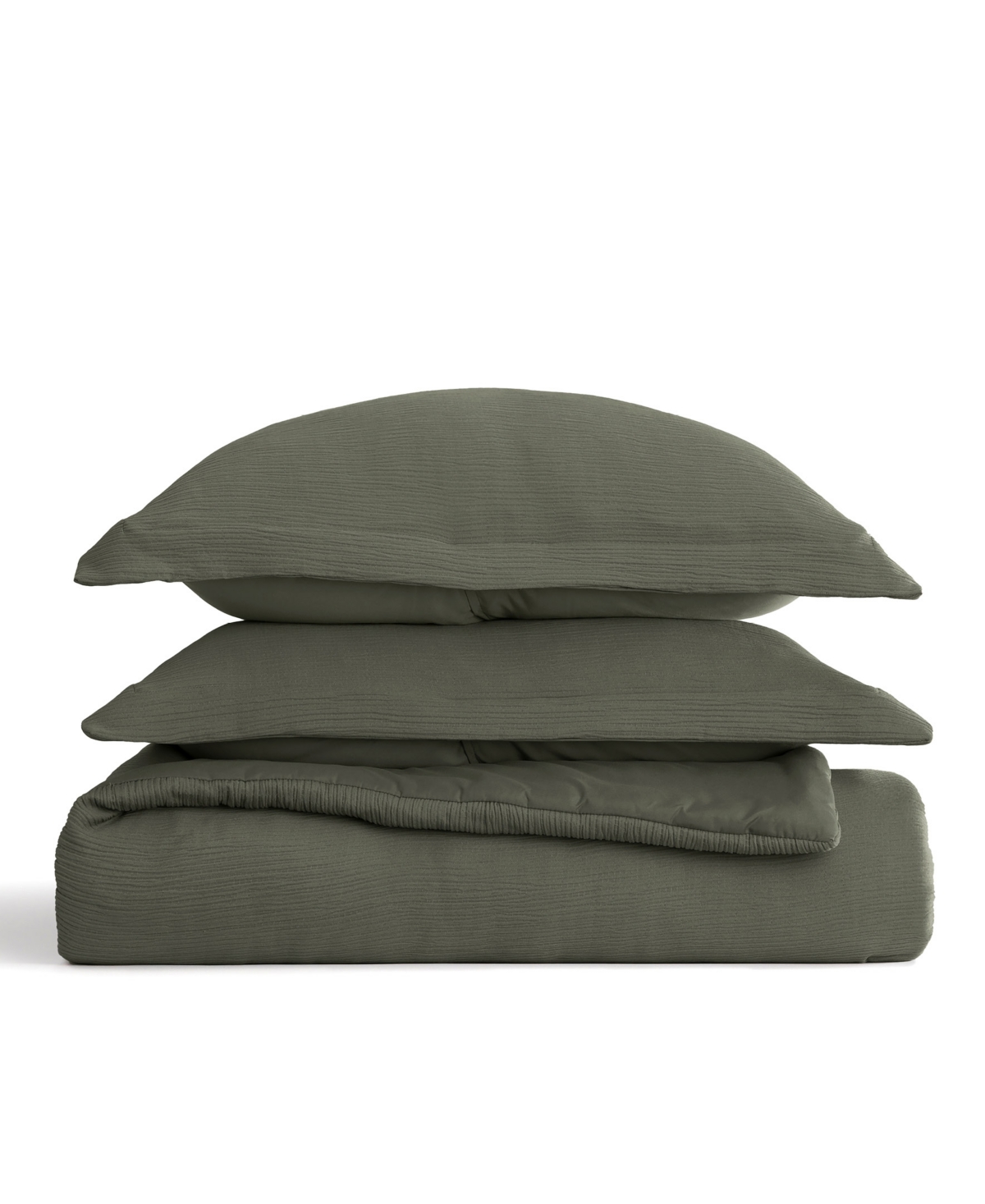 Ienjoy Home Cloud Weave Gauze 3-pc. Comforter Set, Full/queen In Green