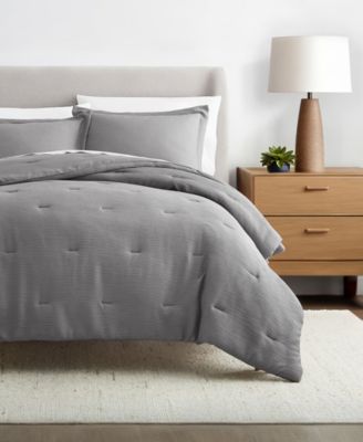 Ienjoy Home Cloud Weave Gauze Comforter Sets In Green