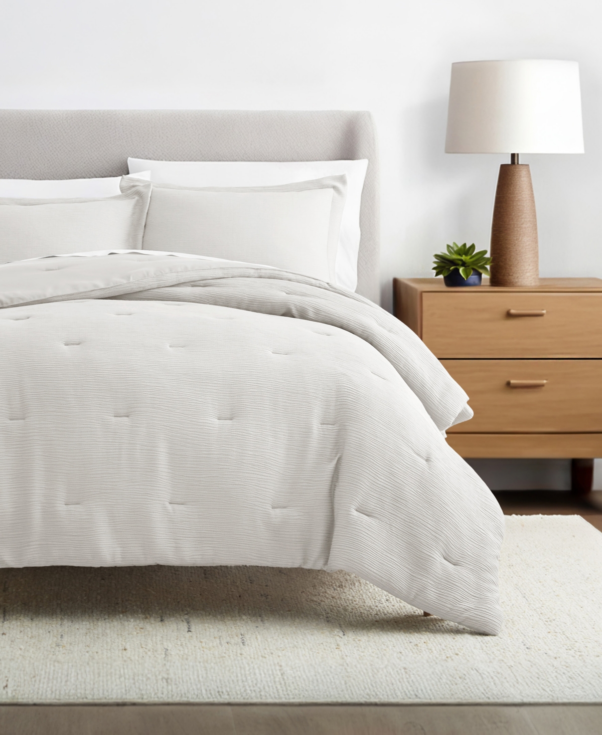 Ienjoy Home Cloud Weave Gauze 3-pc. Comforter Set, Full/queen In Sand