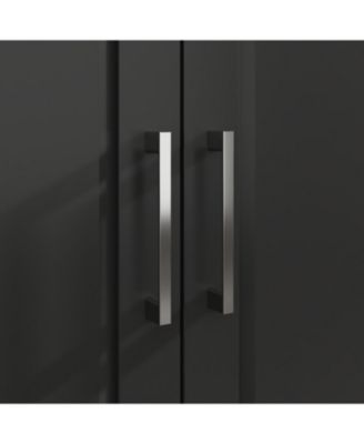 61x29.5x35.4 inches Kitchen island with 2 drawers, 4 doors, storage table with sockets, coffee station and microwave rack for home