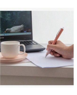 18 Pcs Ballpoint Pens Medium Point 1mm Black Ink Work Pen With Super Soft Grip Ball Point Pen For Men Women Retractable Office Pens