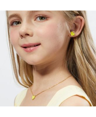 Petit Love Studs in Yellow