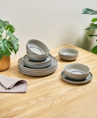 Asher 12-Pc. Dinnerware Set, Service For 4