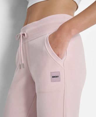 Women's Tonal Logo Patch Rib Trim Side Pockets Jogger