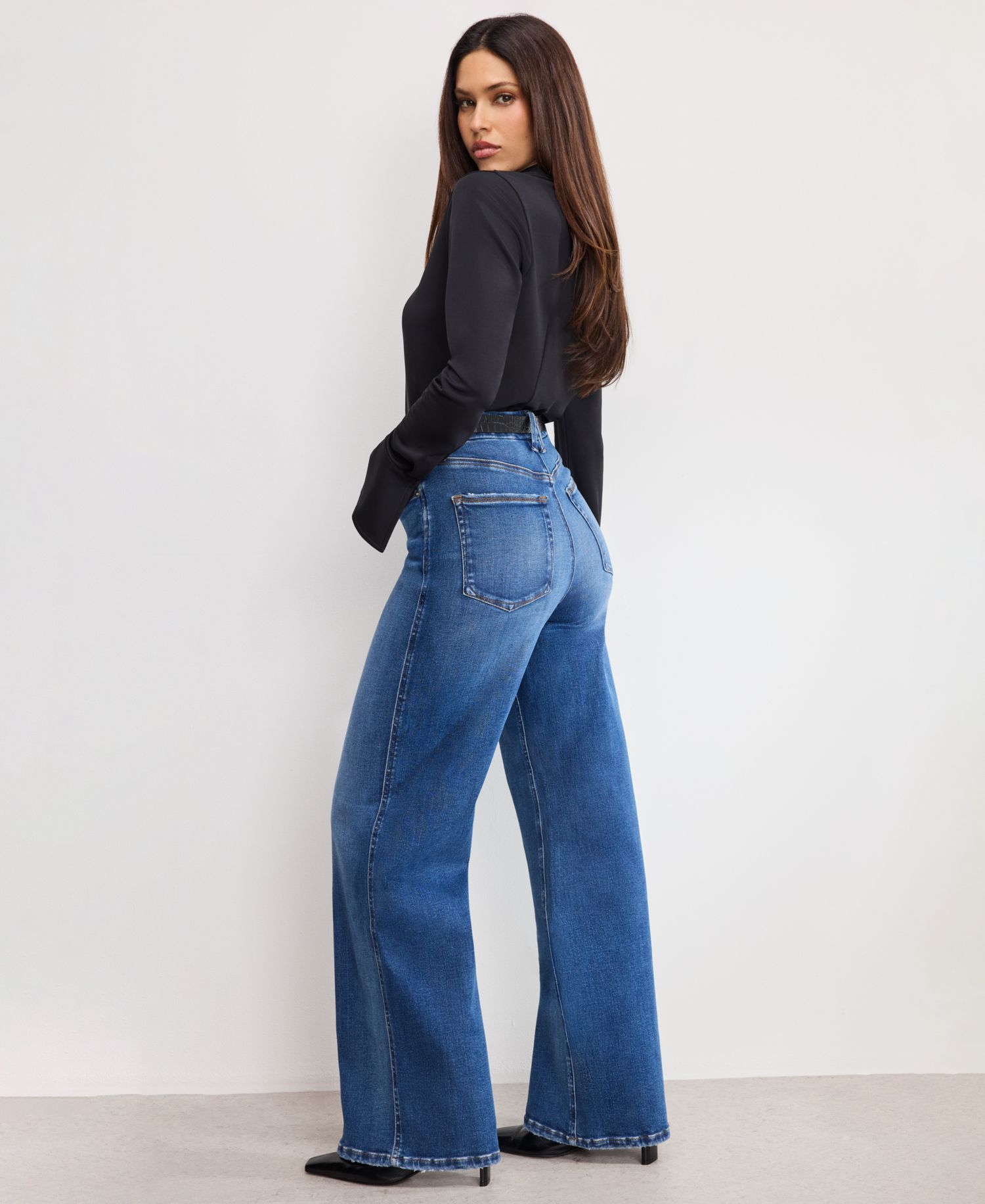 Women's Soft Tech Good Skate Wide Leg Jeans, Regular & Plus Size