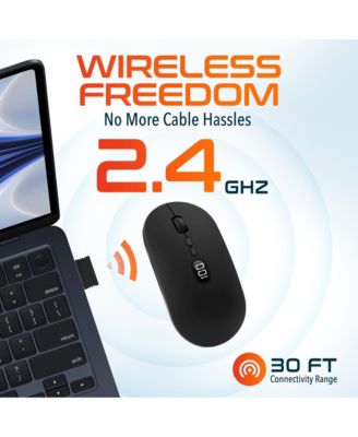 S16 Wireless Mouse, Quiet, Adjustable DPI (DMS16-WR)