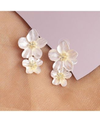 Maxi Floral Drop Earrings