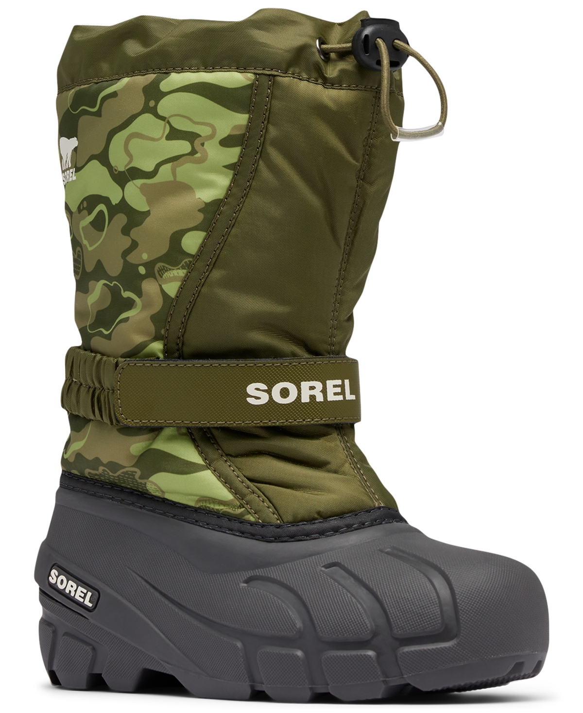 Sorel Youth Flurry Print Boots In Multi