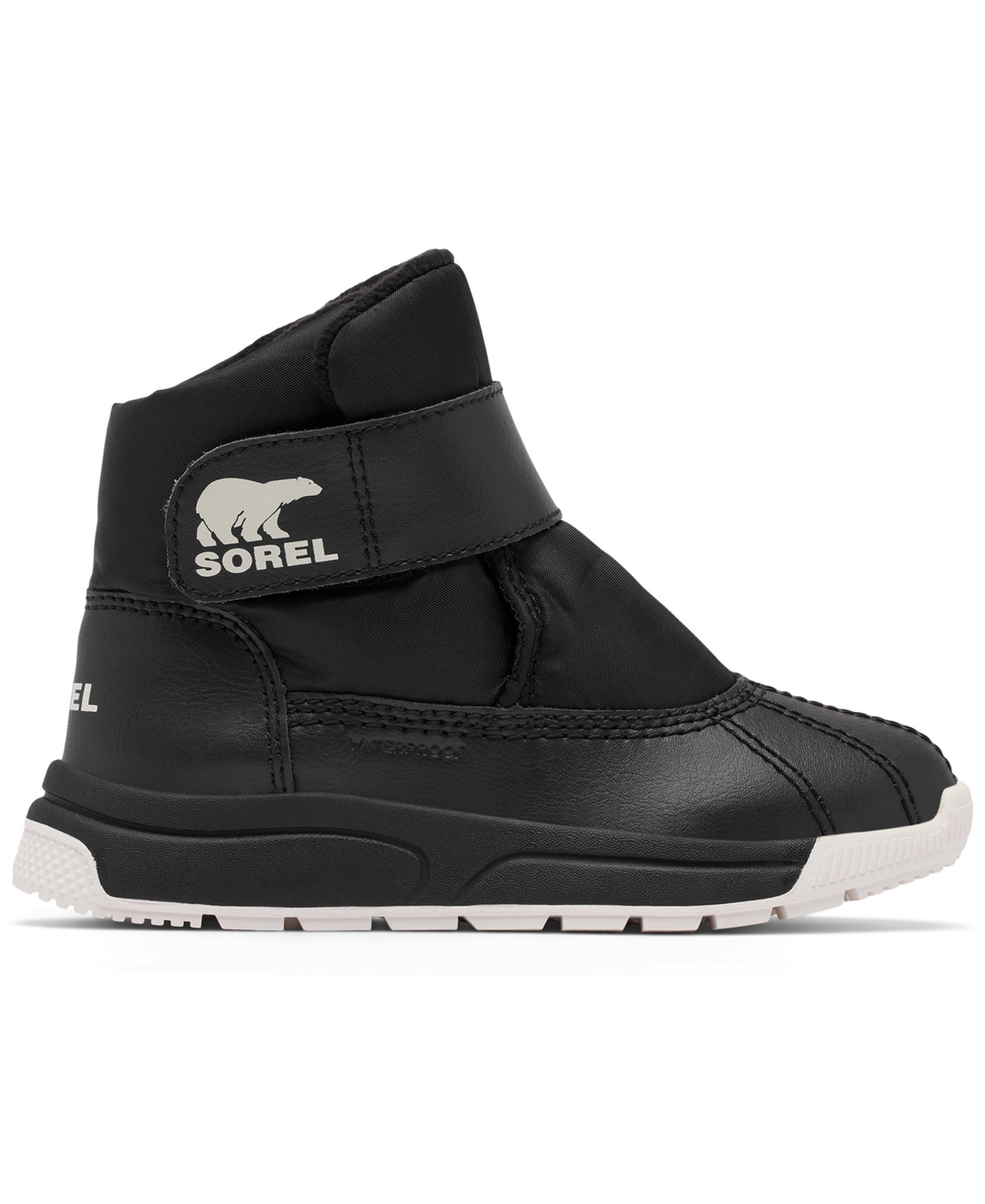 Sorel Children's Whitney Iii Strap Mid Waterproof Boots In Black