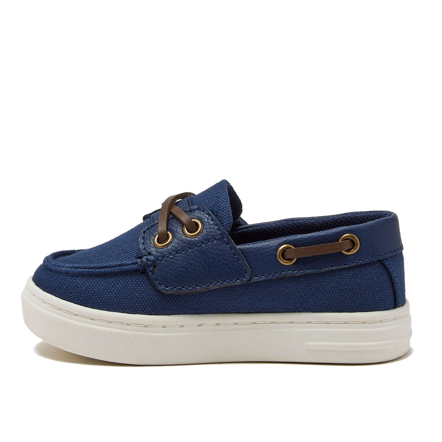 Обувь Lands' End Canvas Easy On Boat Shoes для девочек, цвет: Морской тёмно-синий — фото 3