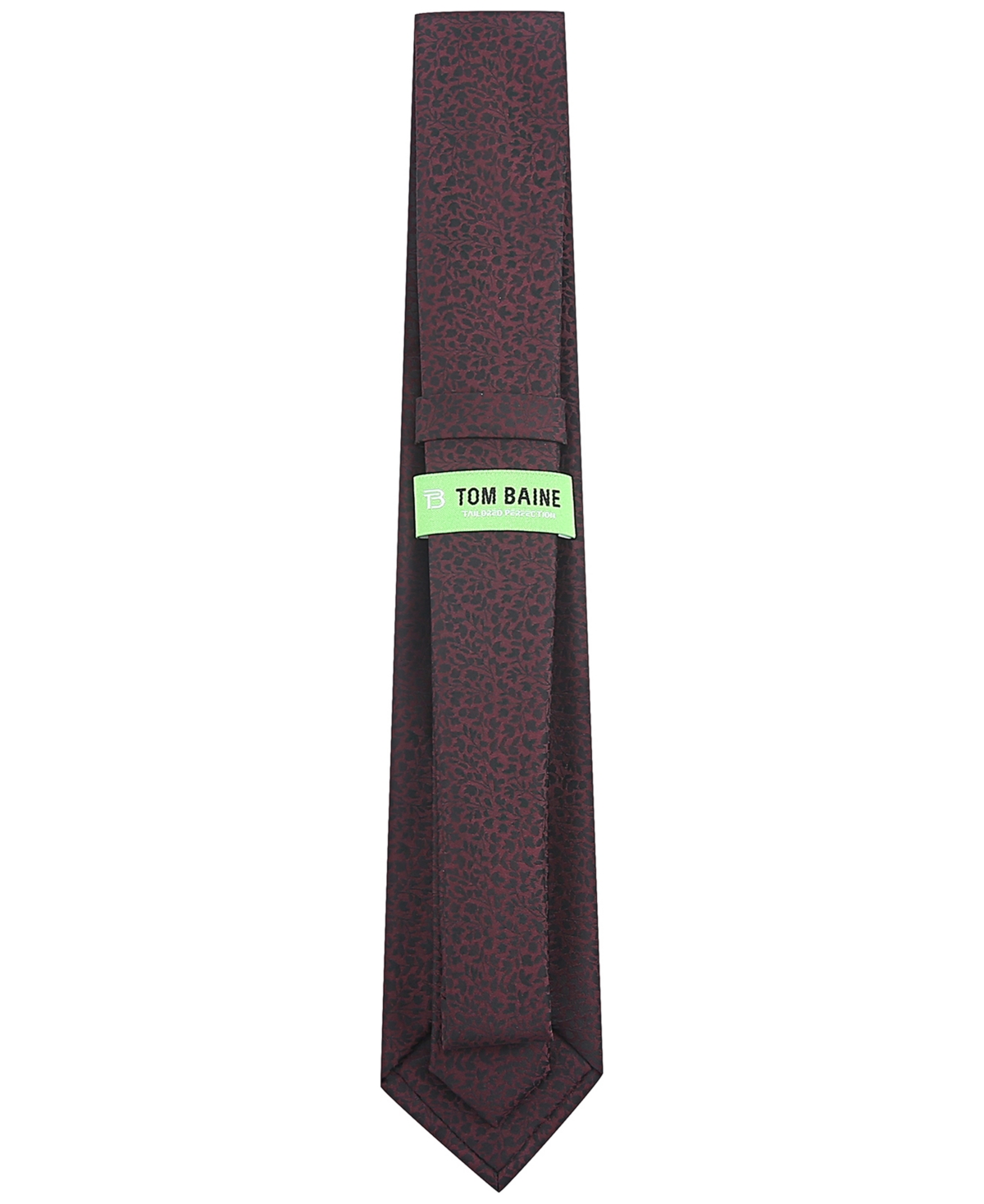 Tom Baine Men's Floral Classic Tie In Brown