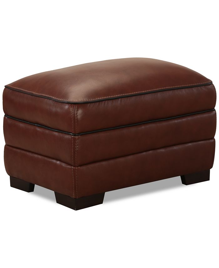 Furniture Myars Leather Ottoman, Myars Leather Sofa Reviews